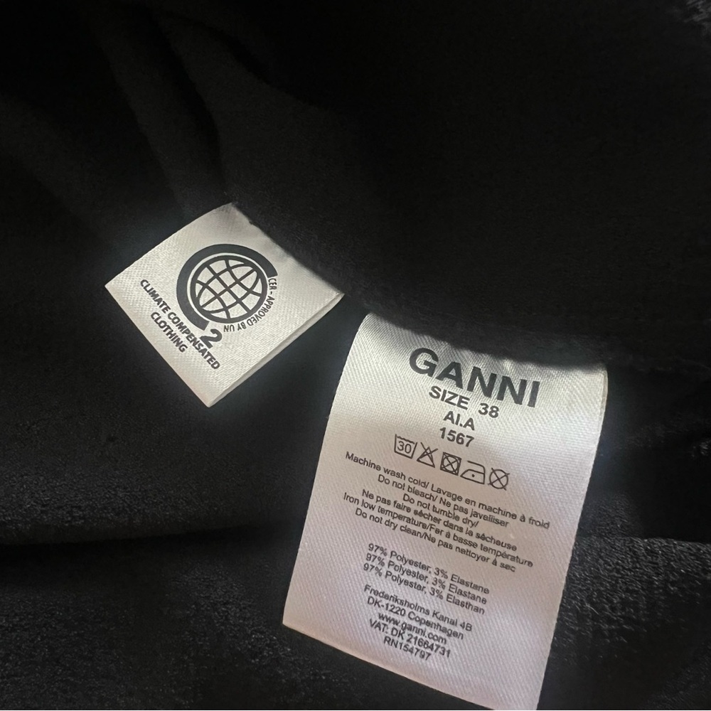 Ganni crew neck long sleeve View 6